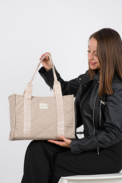 citycenterfashion Γυναικεία καπιτονέ τσάντα χεριού και ώμου cty-lbn-9257