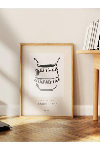 Postifull Απαλή αφίσα Boho Nordic με θέμα Duar - Διακόσμηση σαλονιού, κουζίνας και υπνοδωματίου