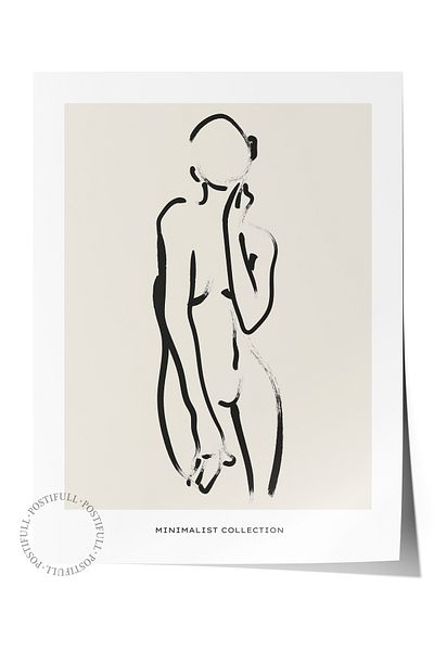 Postifull Απαλή αφίσα Boho Nordic με θέμα Duar - Διακόσμηση σαλονιού, κουζίνας και υπνοδωματίου