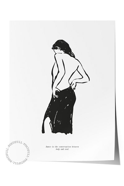 Postifull Απαλή αφίσα Boho Nordic με θέμα Duar - Διακόσμηση σαλονιού, κουζίνας και υπνοδωματίου