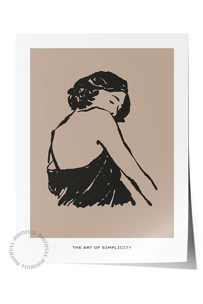 Postifull Απαλή αφίσα Boho Nordic με θέμα Duar - Διακόσμηση σαλονιού, κουζίνας και υπνοδωματίου