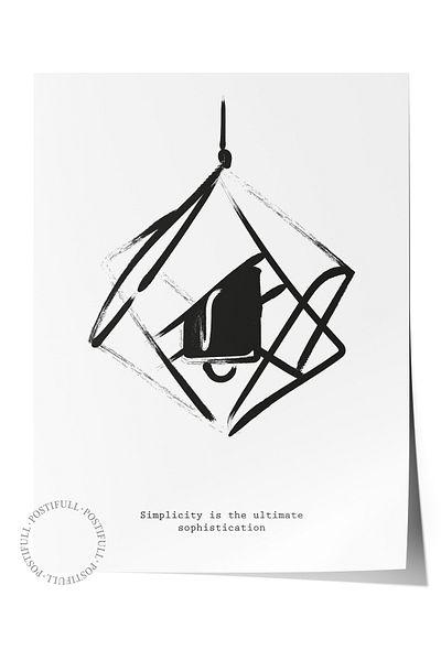 Postifull Απαλή αφίσα Boho Nordic με θέμα Duar - Διακόσμηση σαλονιού, κουζίνας και υπνοδωματίου