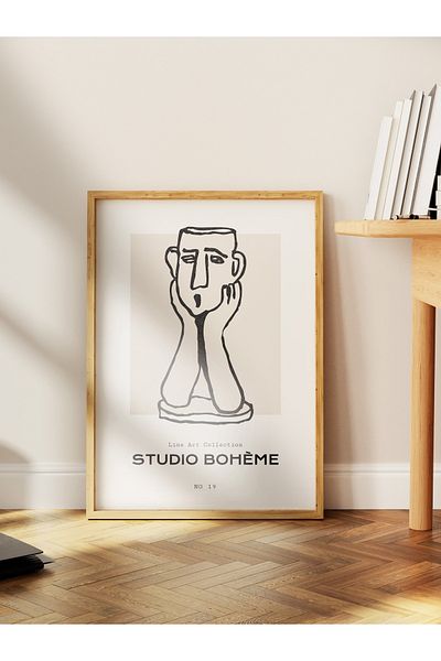 Postifull Απαλή αφίσα Boho Nordic με θέμα Duar - Διακόσμηση σαλονιού, κουζίνας και υπνοδωματίου