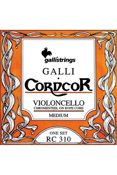 GALLİ RC310 CHROMCOMESTEEL MEDIUM PROFESSIONAL CELLO WIRE SET