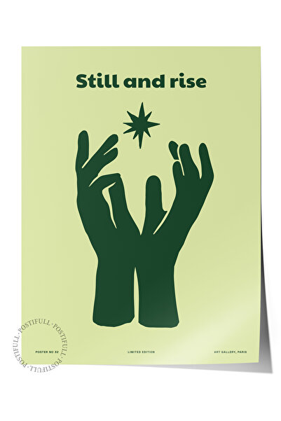 Postifull Αφίσα χωρίς πλαίσιο με θέμα τη γιόγκα και το διαλογισμό, αισθητική ...