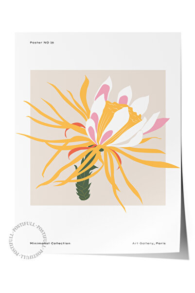 Postifull Tropikal Temalı Çerçevesiz Duvar Posteri, Estetik Poster - Salon, M...