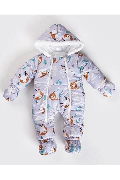 Little Baby Astronaut Cosmonaut Waterproof Jumpsuit with Gloves and Booties