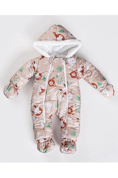 Little Baby Astronaut Cosmonaut Waterproof Jumpsuit with Gloves and Booties