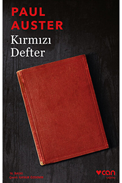 Can Yayınları Kırmızı Defter / Paul Auster / Can Yayınları / 9789750762215