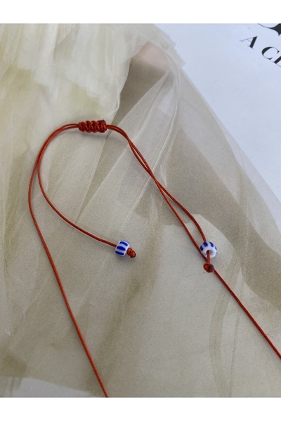 ATELİERGONCA RODYUM KAPLAMA MİNİMAL EVIL EYE GÜMÜŞ KOLYE
