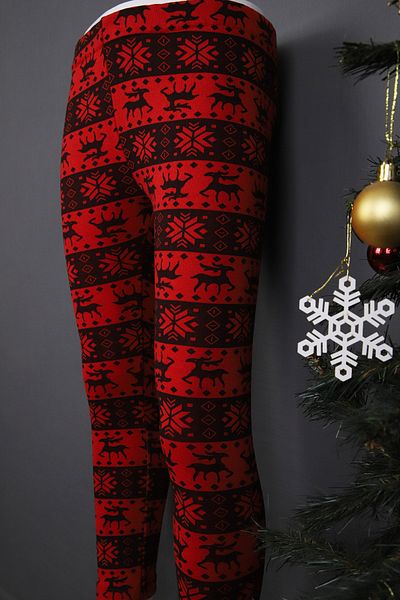 Beniizle Christmas Patterned Girl's Tights