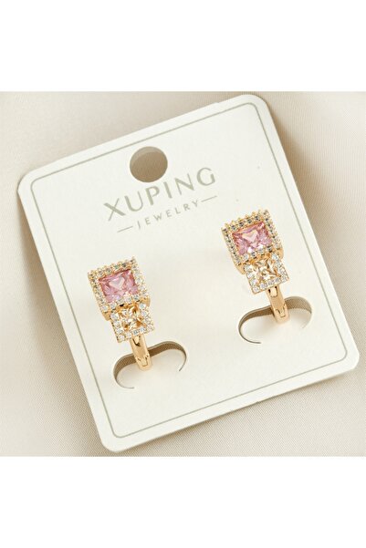 Clariss Xuping Kare Zirkon Taşlı Lüks Küpe