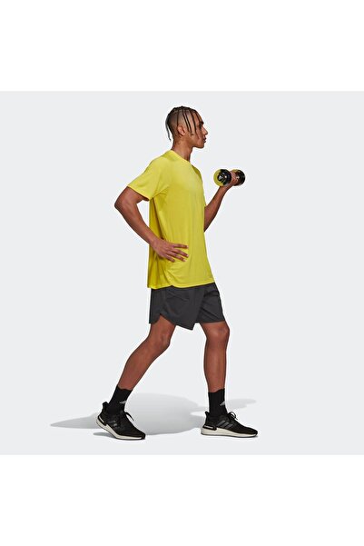 adidas Ανδρικό T-shirt με κεραία M D4t Hr Hj9773 Κίτρινο
