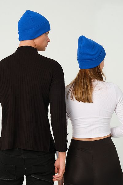 vawensea Unisex Winter Folded Beanie Single Saks
