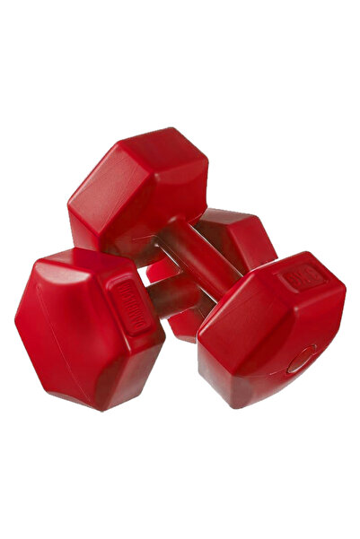 Mocca Style KIRMIZI 3 KG x 2 Adet 6 KG Dambıl Seti 6 KG Dumbell Set