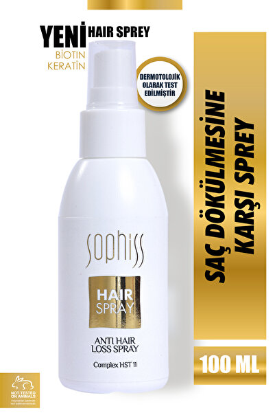 Sophiss Dökülme Karşıtı Bitkisel Keratin&Biotin Saç Bakım ve Onarım Spreyi