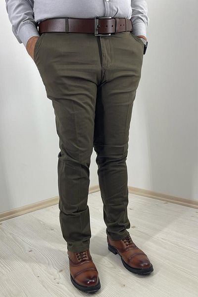 Calen Ανδρικό κλασικό λινό παντελόνι