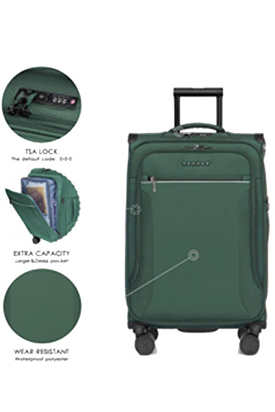 Bagist GM21002W PREMİUM KUMAŞ BÜYÜK BOY VALİZ