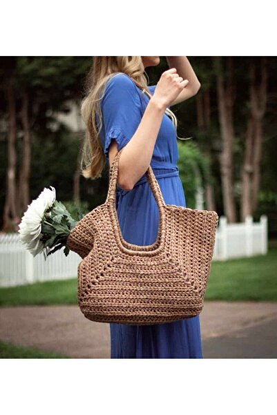 MARİANO VENANZİO Datça Ανοιξιάτικη Τσάντα Ώμου, Χειροποίητη Τσάντα Ώμου