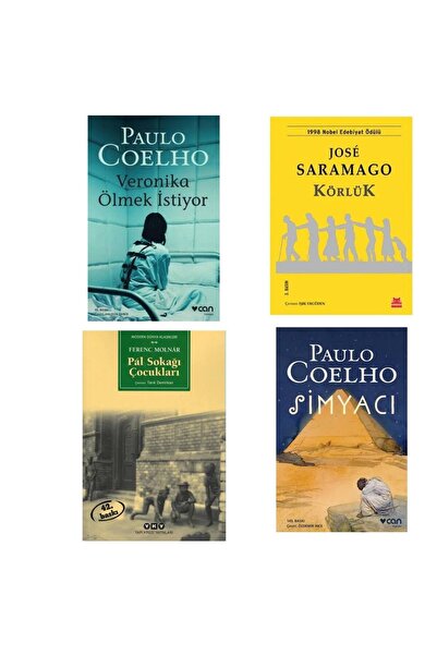 Can Yayınları Veronika Ölmek İstiyor - Körlük - Pal Sokağı Çocukları - Simyacı