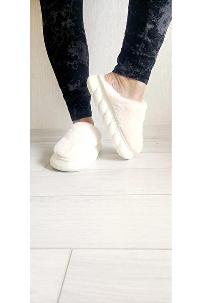 Akınelbella Soft, Fluffy Winter House Slippers