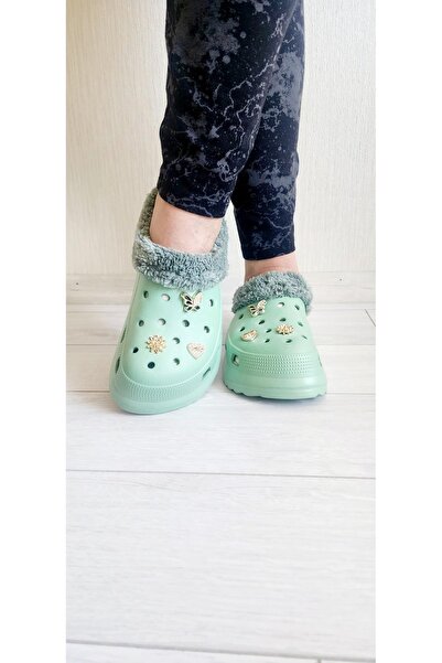 AkınalBella Шкіряні капці з хутром всередині, для лікарів, медсестер та кухарів