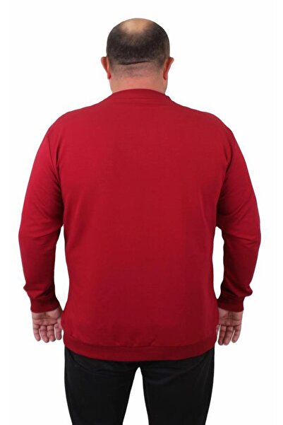 Starbattal Large Size Crew Neck Classic Sweat 23216 Claret Red