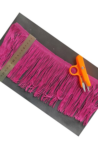 DUAYEN Saçak püskül mor renk en : 15 cm 1 metre