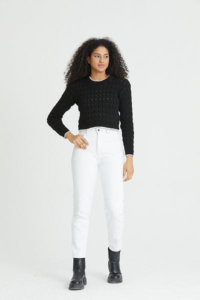 Nopen Knitwear Tricotaj ajurate împletite păr de damă