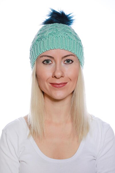 toptanhanem Шикарна вовняна шапка з помпоном - Тепла і сучасна - Турецький бі...