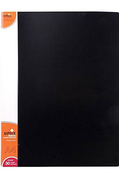 Umix Basic Presentation File 20 Pieces Black Color (2 Pieces are sent)