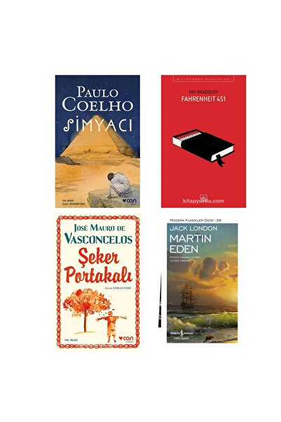 Can Yayınları Simyacı - Fahrenheit 451 - Şeker Portakalı - Martin Eden