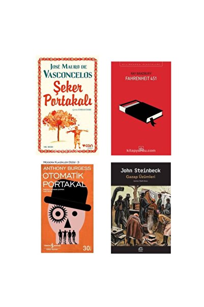 Can Yayınları Simyacı - Fahrenheit 451 - Otomatik Portakal - Gazap Üzümleri