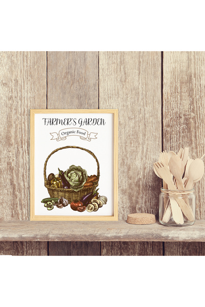 Ayışığı Dizayn Vintage set za dekoraciju zidova sa drvenim okvirima za poster...