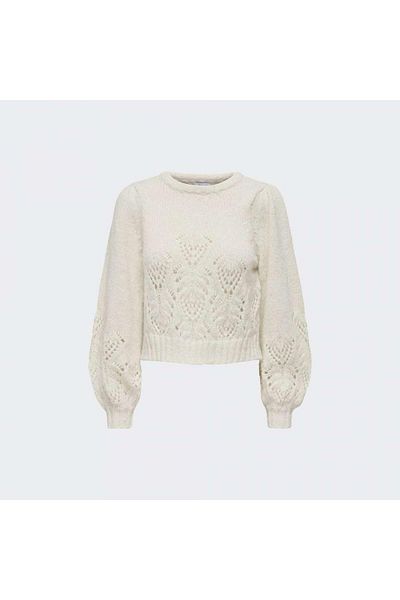 ONLY Onlcarlıe Life Ls Detail O-neck Knt γυναικείο πουλόβερ - 15302241