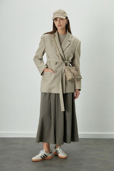 Manuka KATY GABARDINE PIRELESS ROCK KHAKI