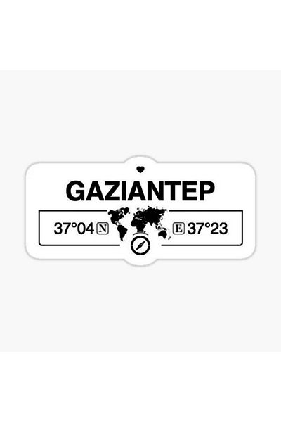 TSC Autocolant pentru hartă GPS Gaziantep Auto Car Paste 17CM inscripționare 180