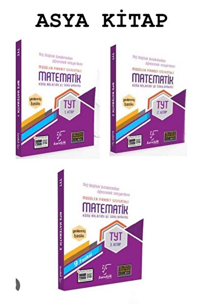 Karekök Yayınları TYT Matematik MPS 1.Kitap + 2.Kitap + 3.Kitap
