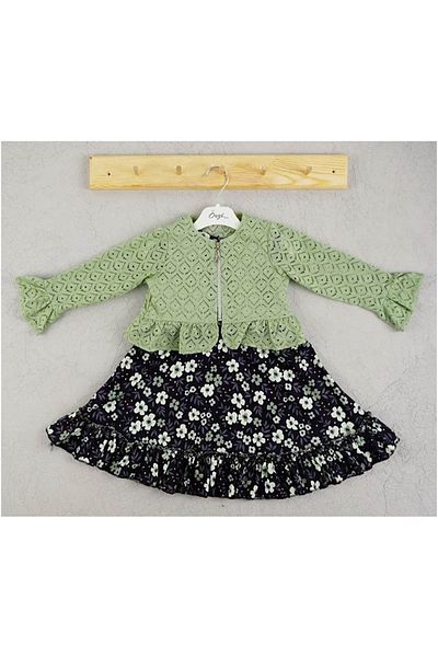 ÖRZİKİDS rochie cu imprimeu floral bolero