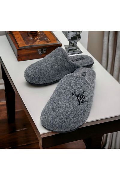 GEZER شباشب شتوية للرجال من GONDOL Home Felt خفيفة الوزن وقابلة للغسل