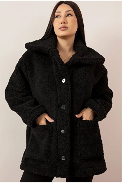 Jutenya سترة صوفية من القطيفة من Wellsoft