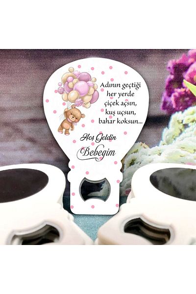 Ege ajans Magnet that will open 10 balloons (with card and gelatin)