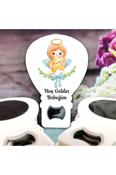 Ege ajans 10 baby opener magnets (with card and gelatin)