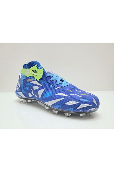 Dugana 2303 Clape de fotbal pentru băieți albastru-turcoaz cu șosete