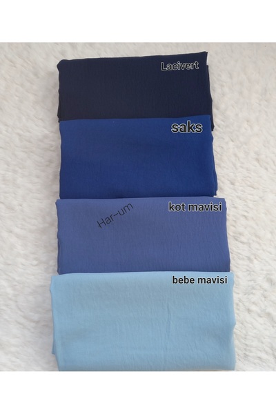 Trablus Hijab Women's Cotton Jazz Shawl Model-Set of 4