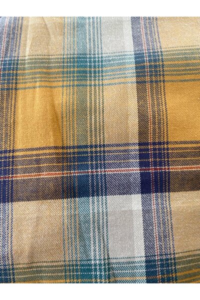 Mona Goods Plaid Cotton Flannel Fabric