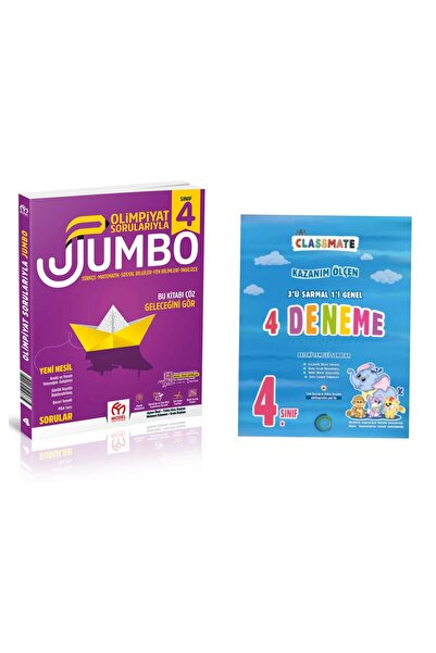Model Eğitim Yayınları OLİMPİYAT SORULARIYA 4.SINIF JUMBO TÜM DERSLER YENİ NE...