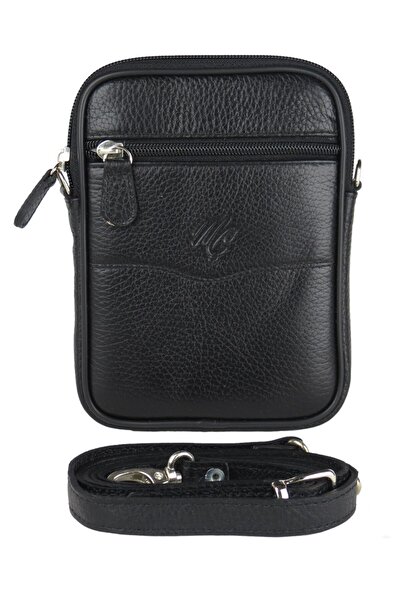 MÇ DERİ حقيبة جواز سفر من الجلد الطبيعي مكونة من 3 أقسام من الجلد الحقيقي