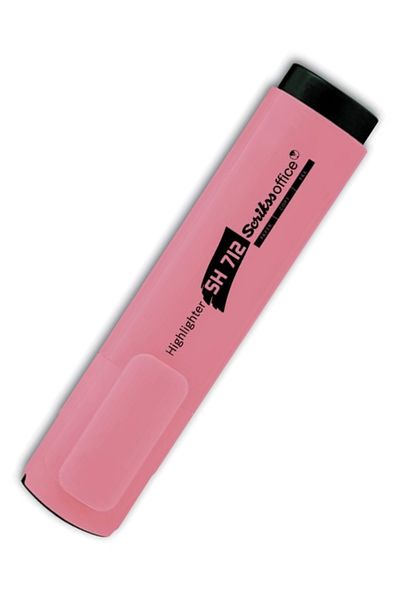 Scrikss SCRIKSS OFFICE SH712 PHOSPHORUS PEN - PASTEL PINK