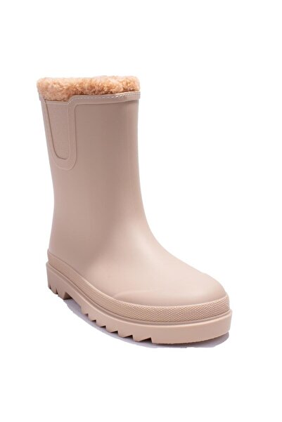 IGOR İgor W10290 Tokio Burreguito Beige Orthopedic Shearling Boy Rain Boots